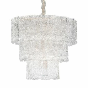 Люстра стеклянная 69х80 см золотая Delight Collection BRCH9094-80 DELIGHT COLLECTION ДИЗАЙНЕРСКИЕ 00-3883107 Золото;прозрачный