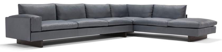 AMURA Угловой диван кожаный на 4 места Tau Am006.339+294 - Вид №2