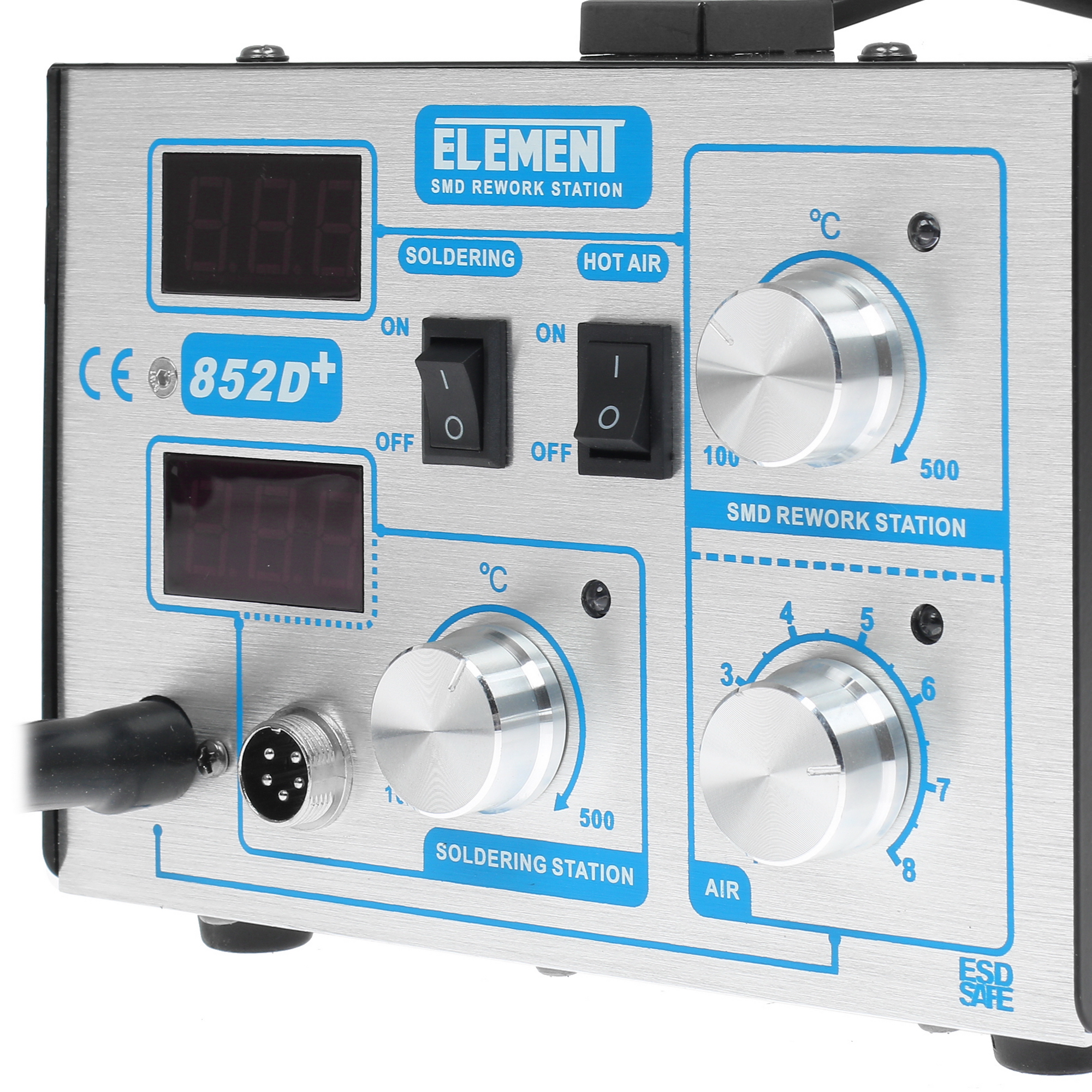 Паяльная станция ELEMENT 852D+ 8105943 STDN-0005160 - Вид №3