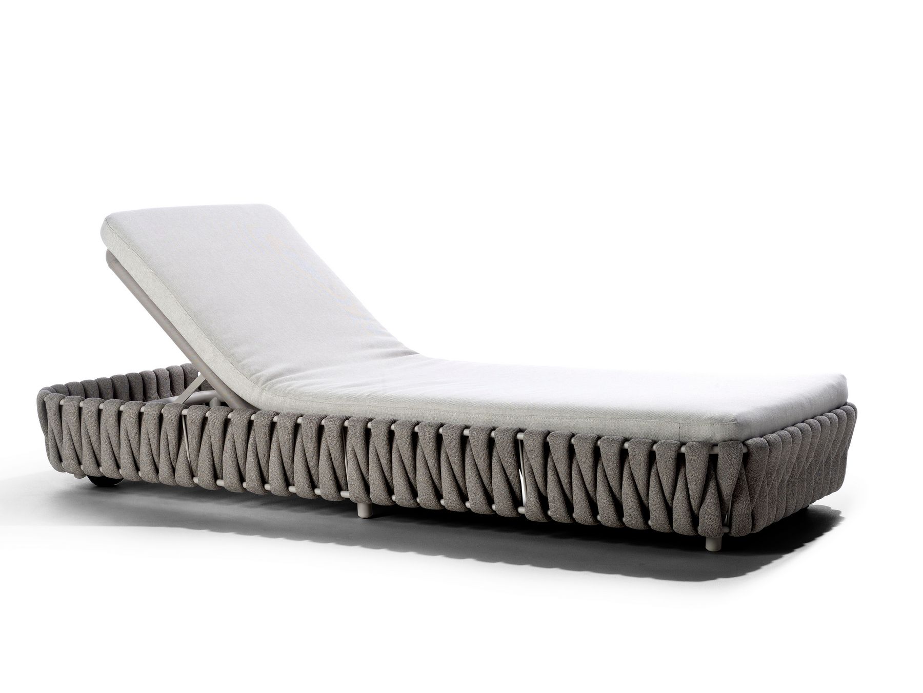 Садовая кровать с откидной спинкой из ткани TRIBÙ Tosca ARCH-00136660