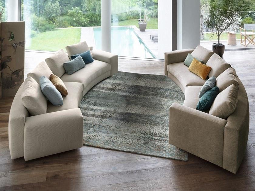 Lema Изогнутый модульный диван из ткани sun-id-1422771 - Вид №3