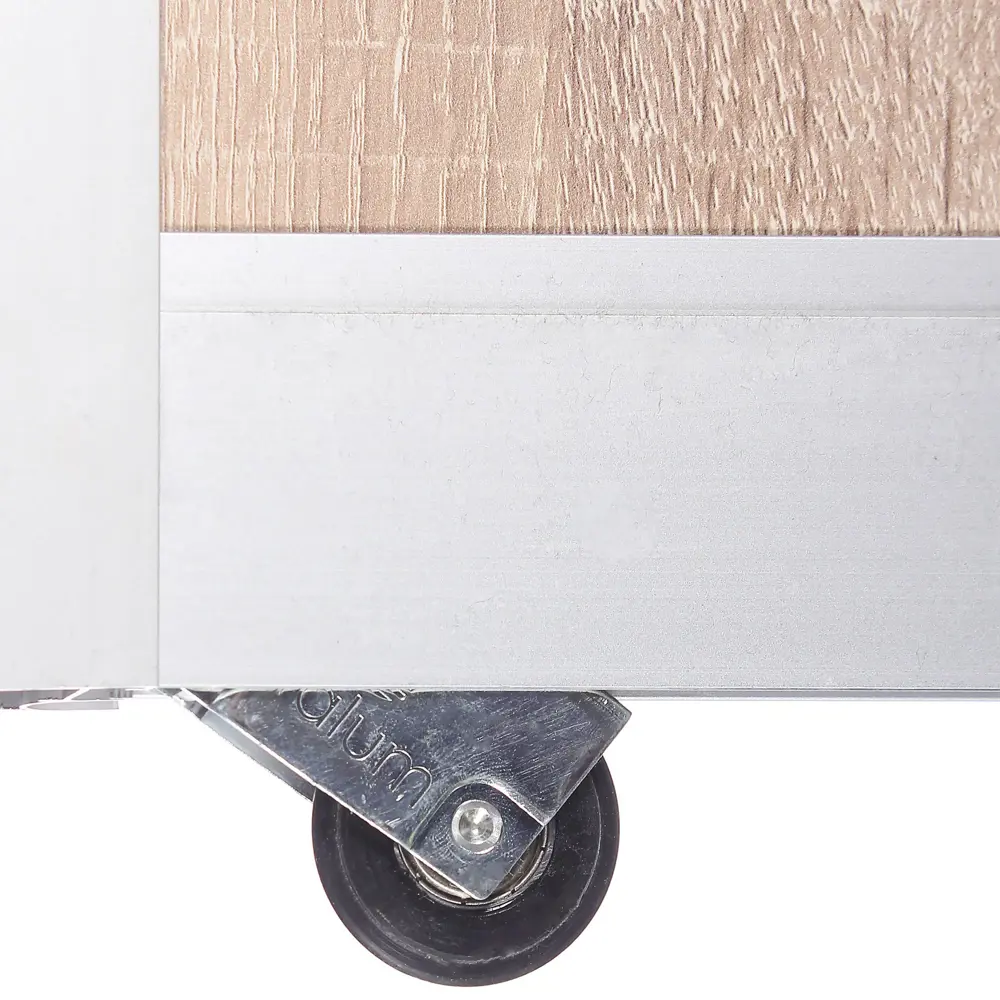 Дверь-купе Spaceo для шкафа 2255x904 мм в цвете дуб сонома/серебро 18833588 STLM-0013073 - Вид №1