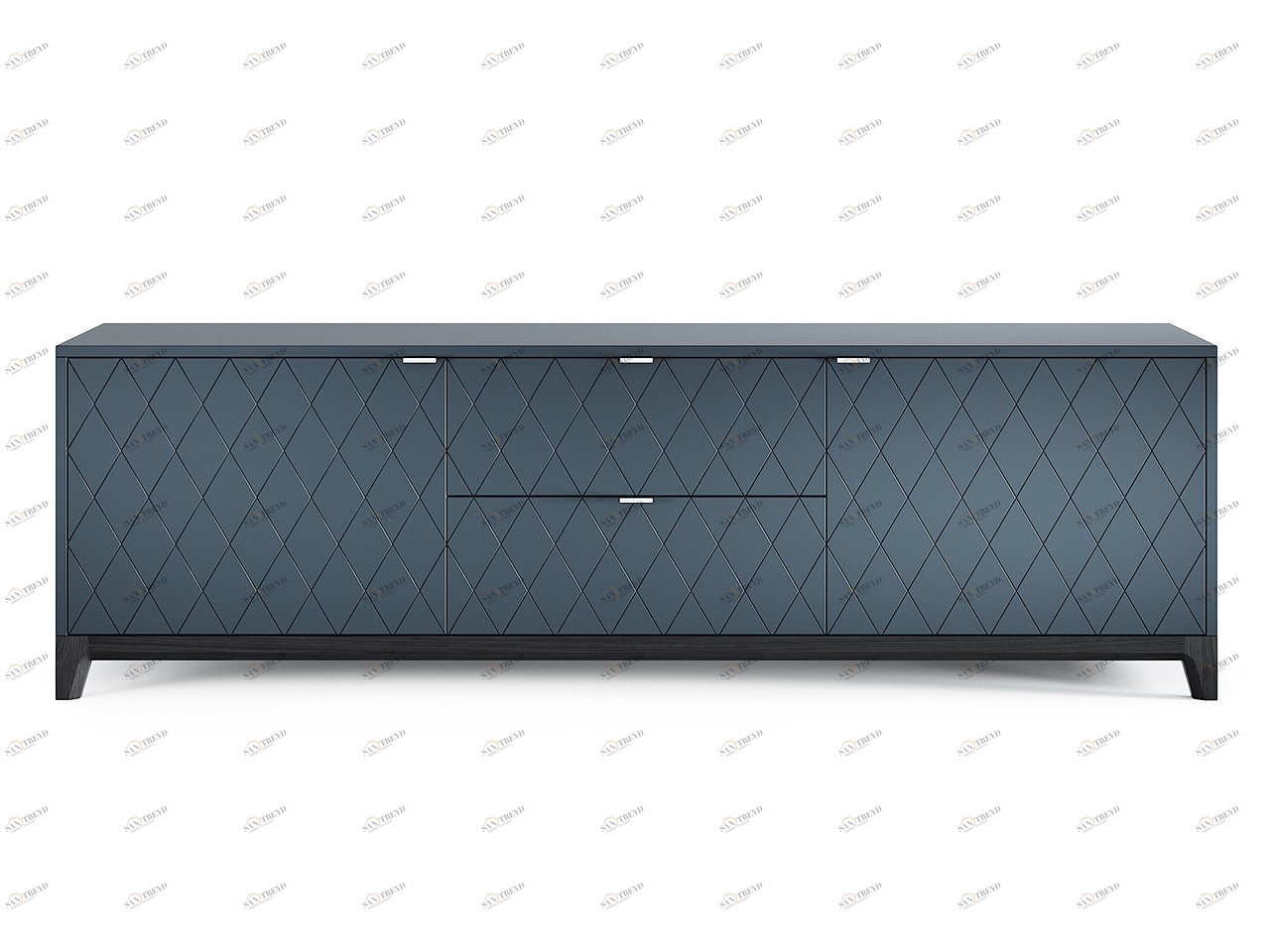 Тумба под телевизор с ящиками синяя Case №2 THE IDEA  210282 Синий 