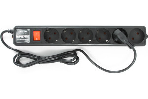 15548574 Сетевой фильтр 3м черный PRO SPL5+1-B-10 BLACK Power Cube