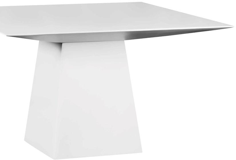 GANSK Квадратный обеденный стол из стекловолокна Quadra G3004 - Вид №1