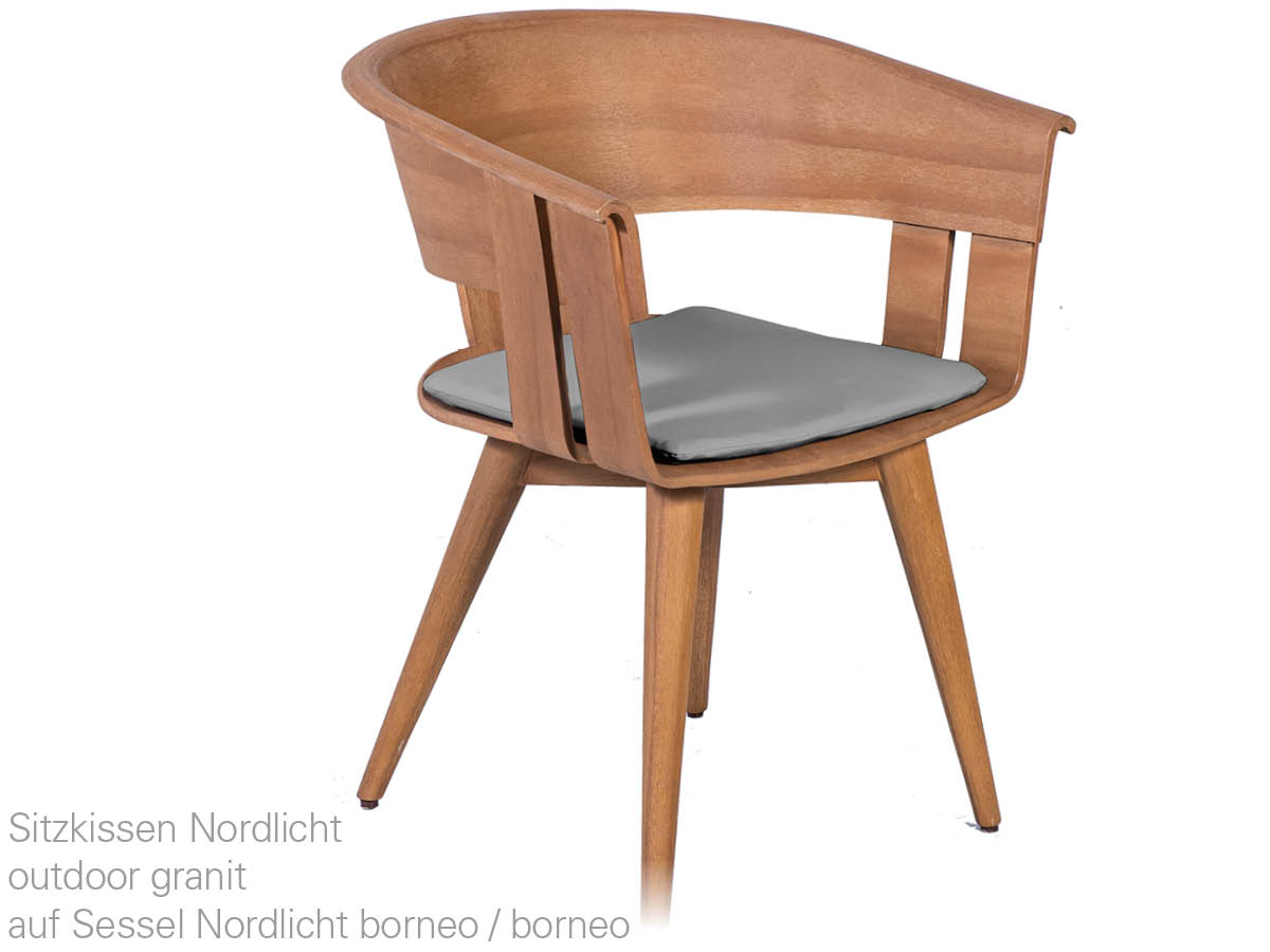 10.00.1541 Подушка кресла Nordlicht Outdoor granite Mbm  - Вид №4