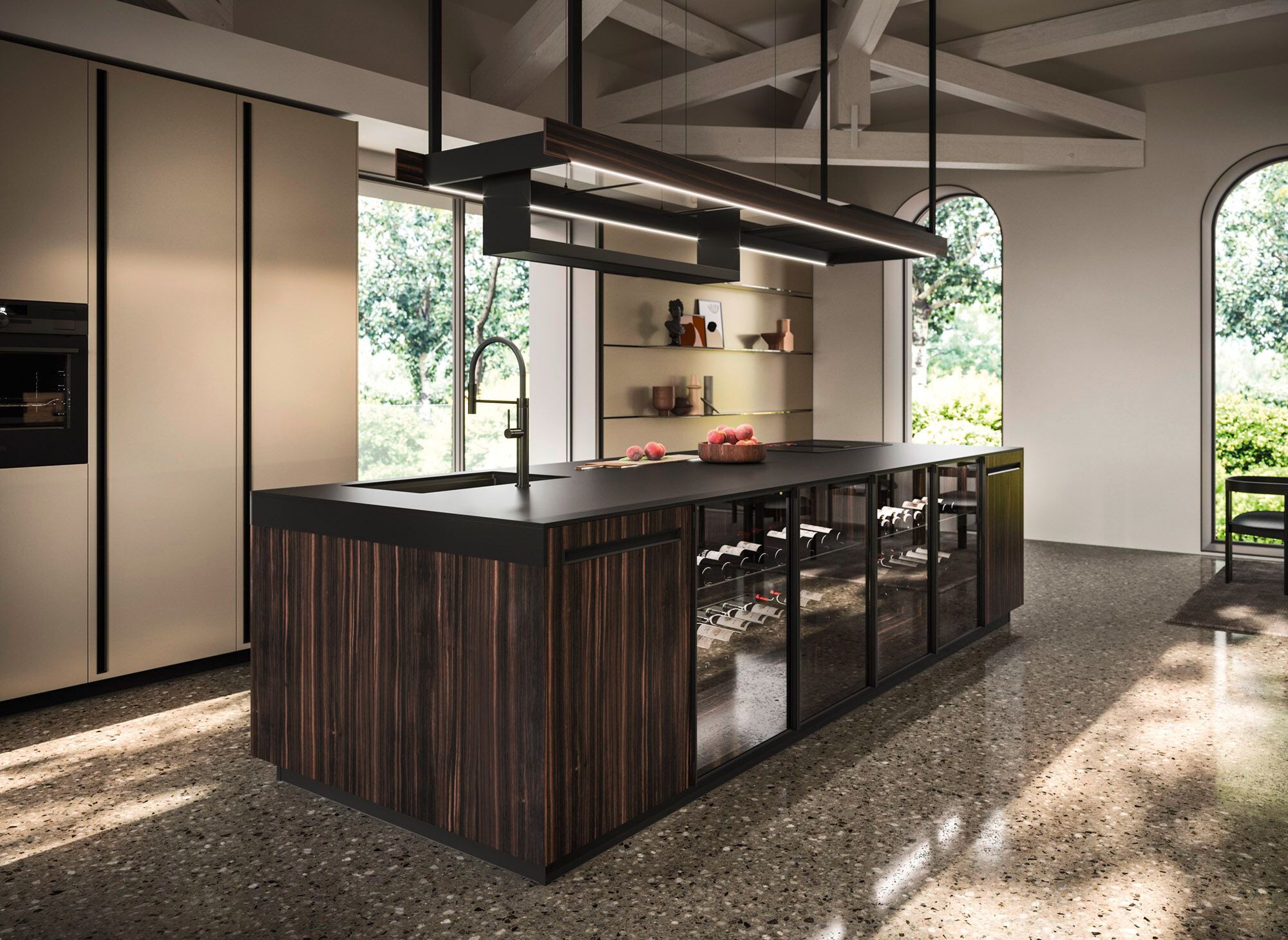 Встроенная кухня с островом Arrital Ak_Project ARCH-00086457 - Вид №2