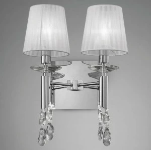 Бра Mantra Tiffany 3863 MANTRA  077282 Белый;прозрачный;серебро