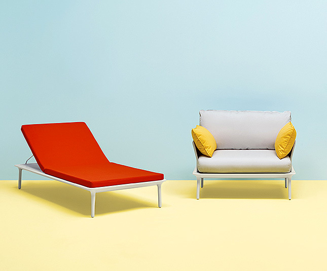 Шезлонг REVA PEDRALI REVA_L + REVA_L.3  - Вид №1