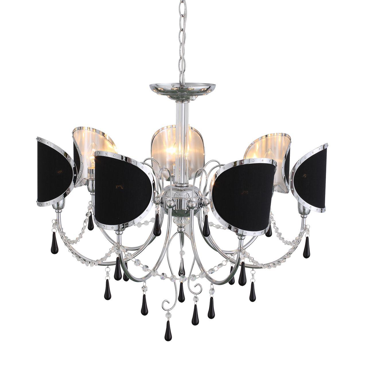 Подвесная люстра ST Luce Faccialuna SL173.103.07 ST LUCE ДИЗАЙНЕРСКИЕ, FACCIALUNA 138048 Черный  - Вид №2