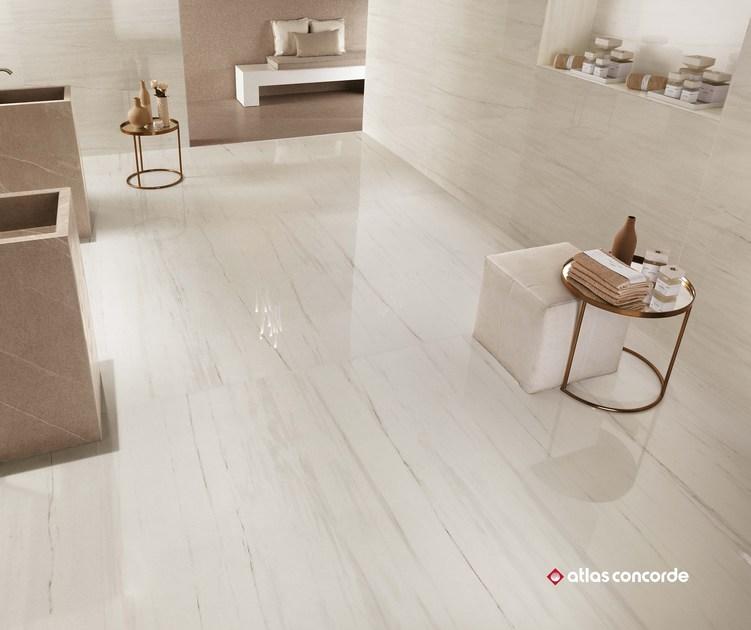 Atlas Concorde Белый пол с эффектом мрамора Marvel stone sun-id-1362696 - Вид №5