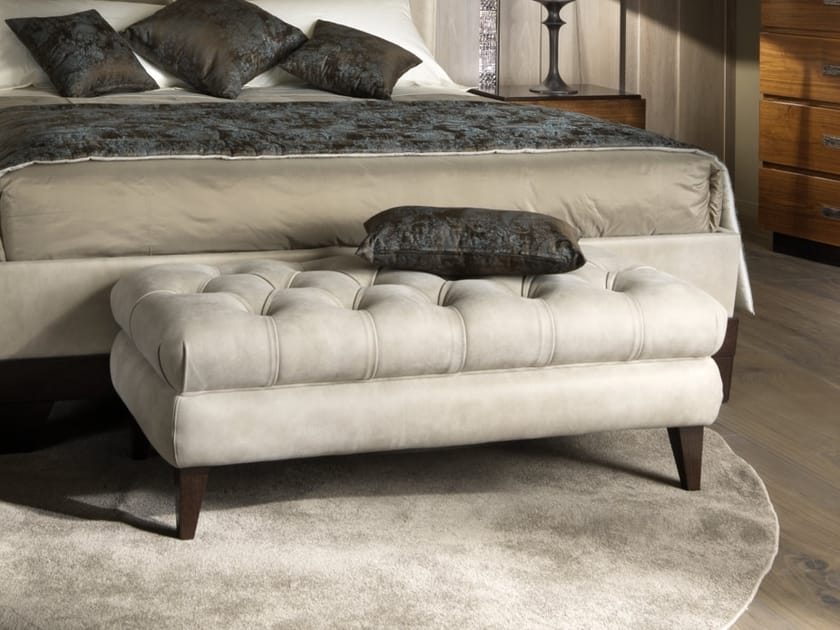 Кожаная мягкая скамейка из Капитона Arte Brotto секреты ARCH-00030794