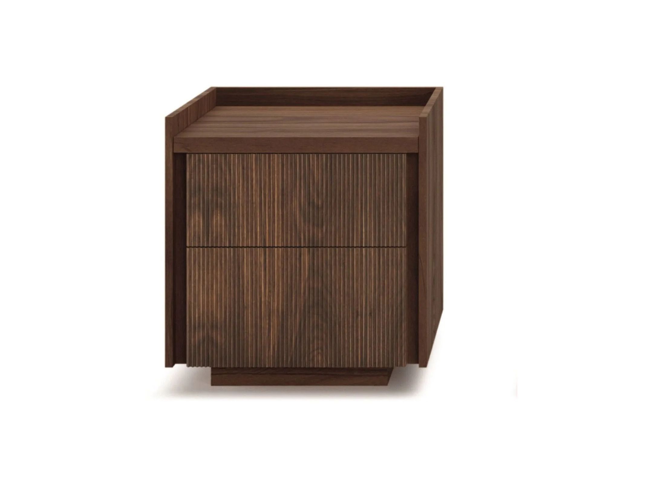 Прикроватная тумбочка из шпона с ящиками In Stock Riva1920 ARCH-00147608