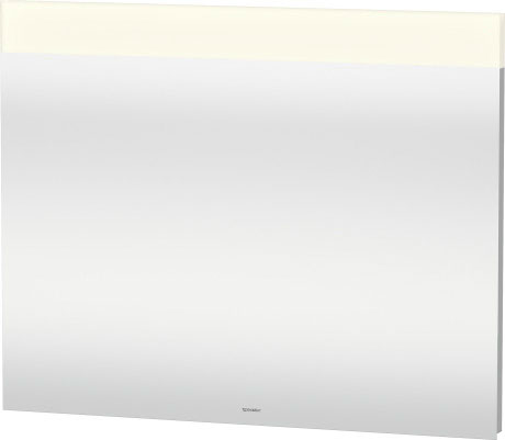 DS746903737 Зеркало с подсветкой DuraStyle #DS7469 1000 x 40 мм Белый алюминий, декор Duravit - Вид №2