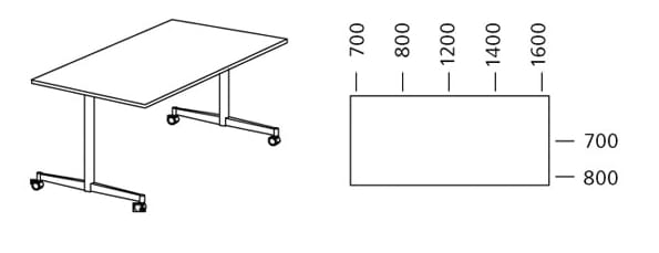 Скамья с колесами REISS REISS TABILO ARCH-00145753 - Вид №4
