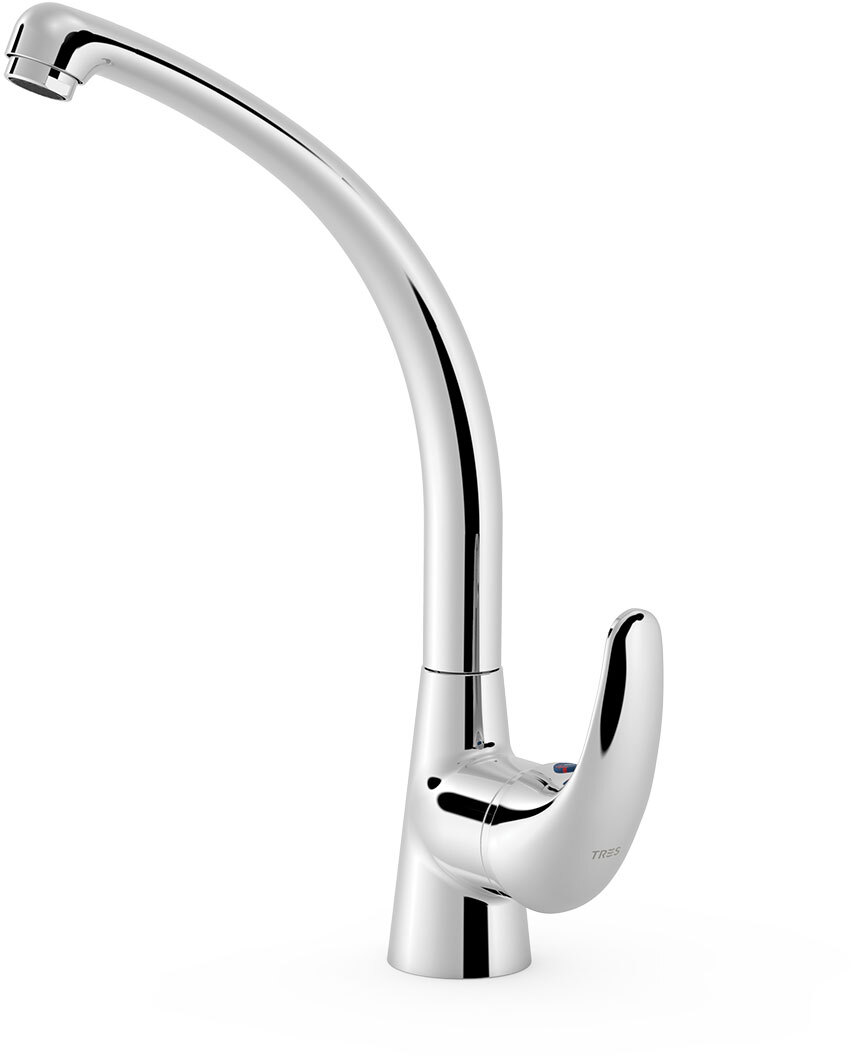 КУХОННЫЙ смеситель с одной ручкой для кухни-172447 TRES
