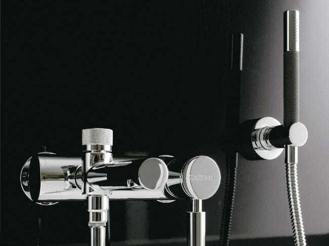 Однорычажный настенный смеситель для ванны с ручным душем Zazzeri Da-Da ARCH-00050104