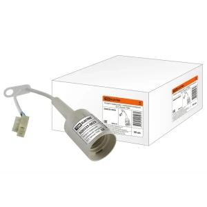 91246898 Патрон Tdm electric пластик Sq0335-0023 E27 цвет белый STLM-0905790