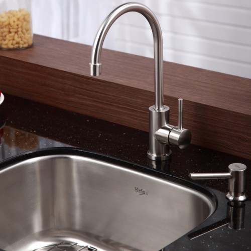 KBU11-KPF2160-KSD-33SN Мойка кухонная прямоугольная Krausru  - Вид №11