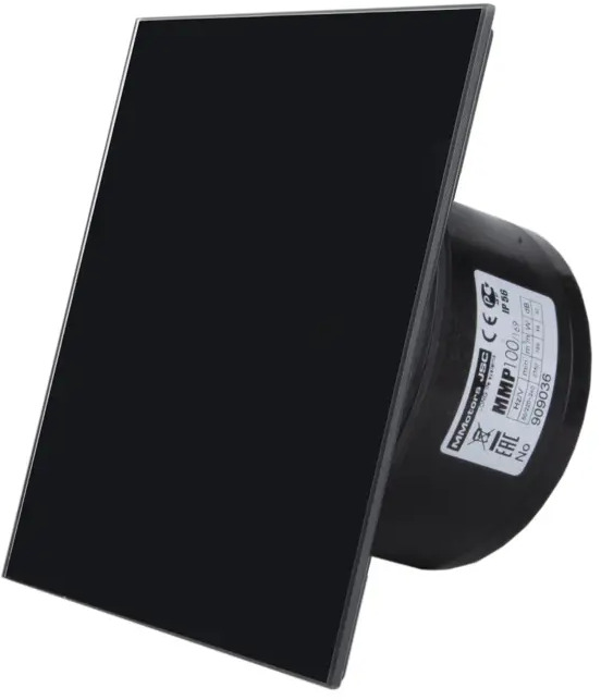90333300 Вентилятор вытяжной Mmotors Jsc 9234 D100 мм 29 дБ 100 м³/ч обратный клапан цвет черный STLM-0850187