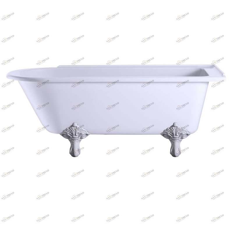 Ванна акриловая Hampton правосторонняя с ножками E11 WHI Hampton Burlington E14, E11 WHI