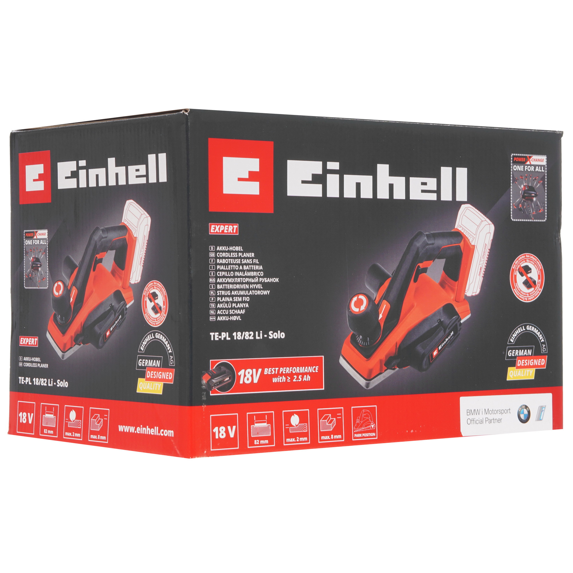 Электрорубанок Einhell PXC TE-PL 18/82 Li-Solo Power X Change 18V  , Без ЗУ 5341319 STDN-0103722 - Вид №9