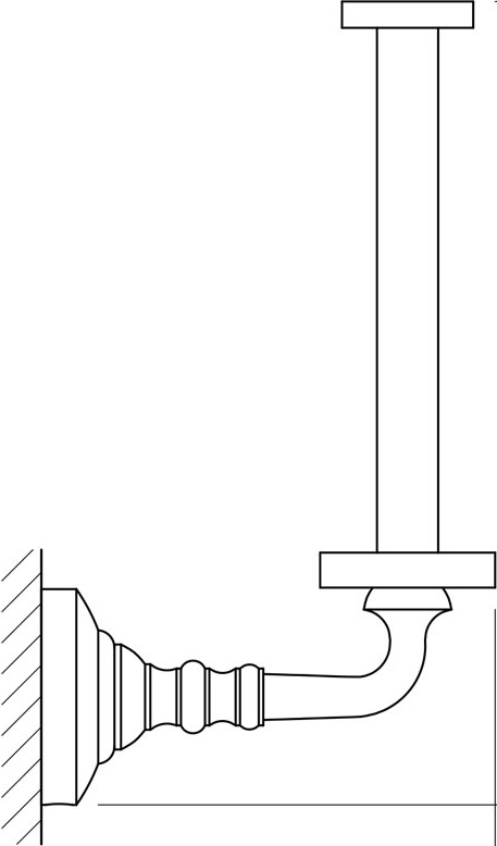 STI 522 Держатель запасного рулона туалетной бумаги 3SC STILMAR ANTIQUE BRONZE Treesseci 3SC - Вид №1