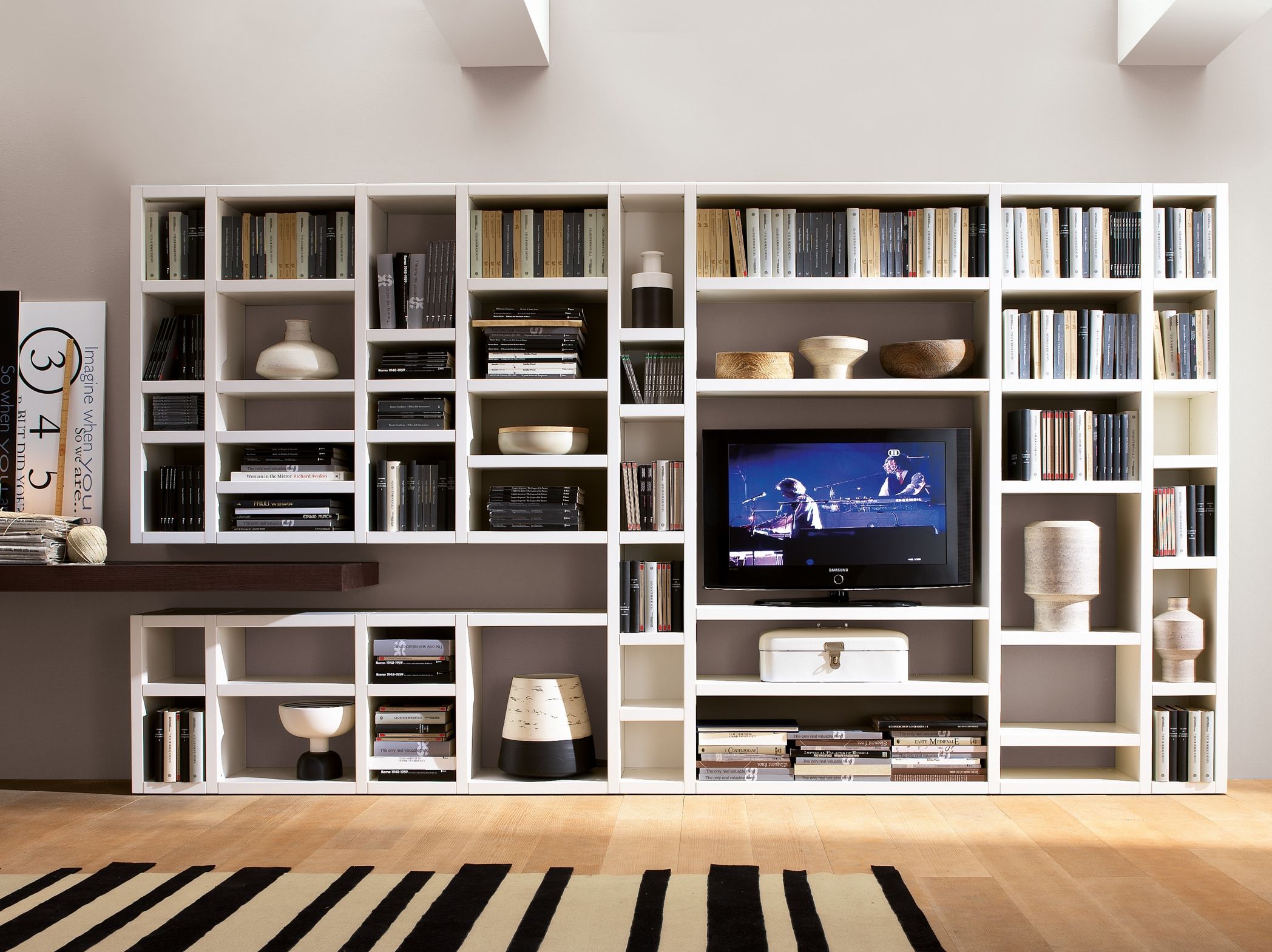 Деревянный книжный шкаф MisuraEmme CROSSING ARCH-00140966 - Вид №1