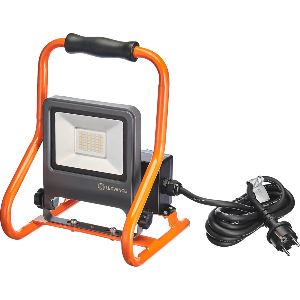 Прожектор светодиодный уличный Ledvance Work Light 30 Вт 4000K IP44 переносной, нейтральный белый свет 82833080 STLM-2081874 