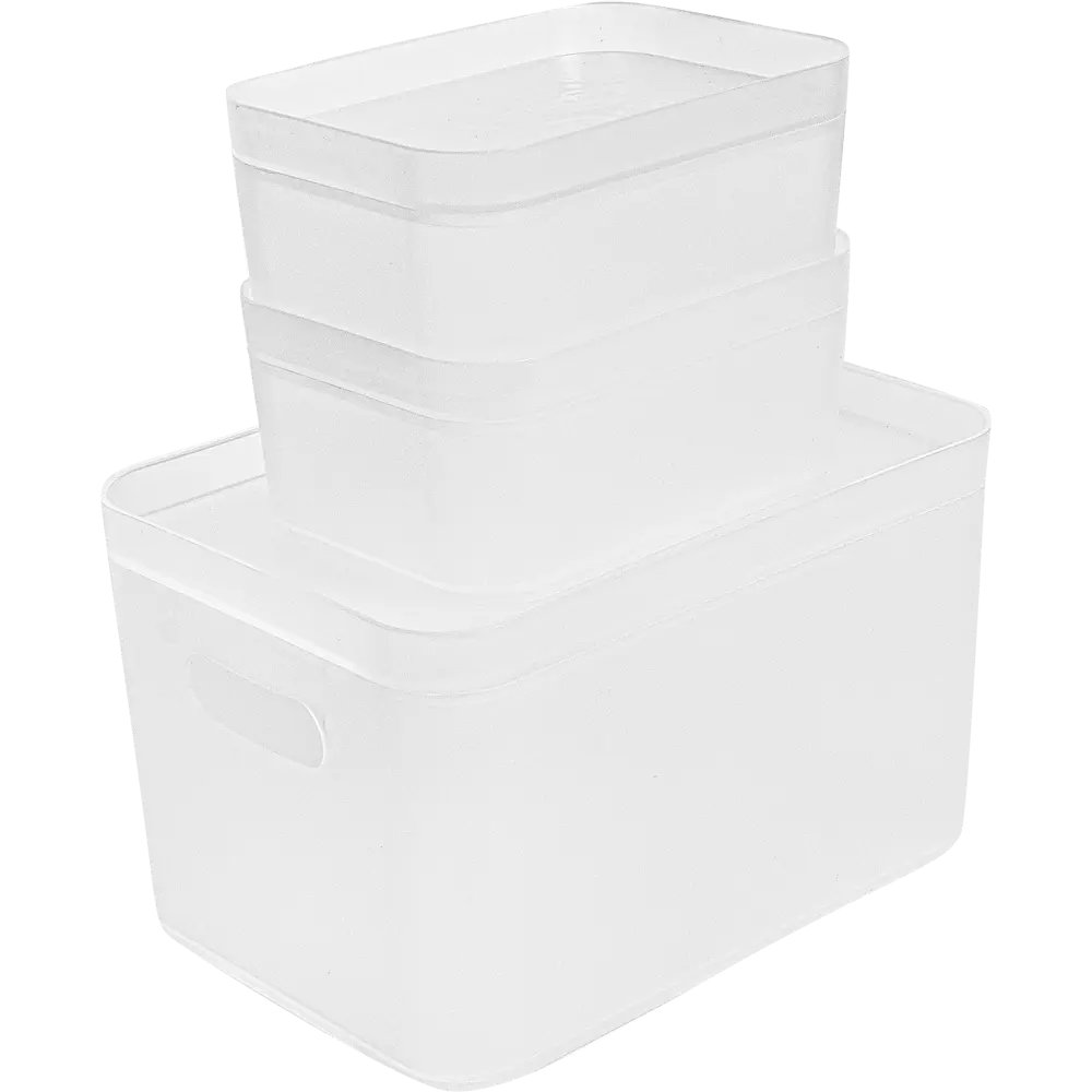 Набор органайзеров Berossi, пластик, цвет прозрачный, 3 шт STLM-2048561