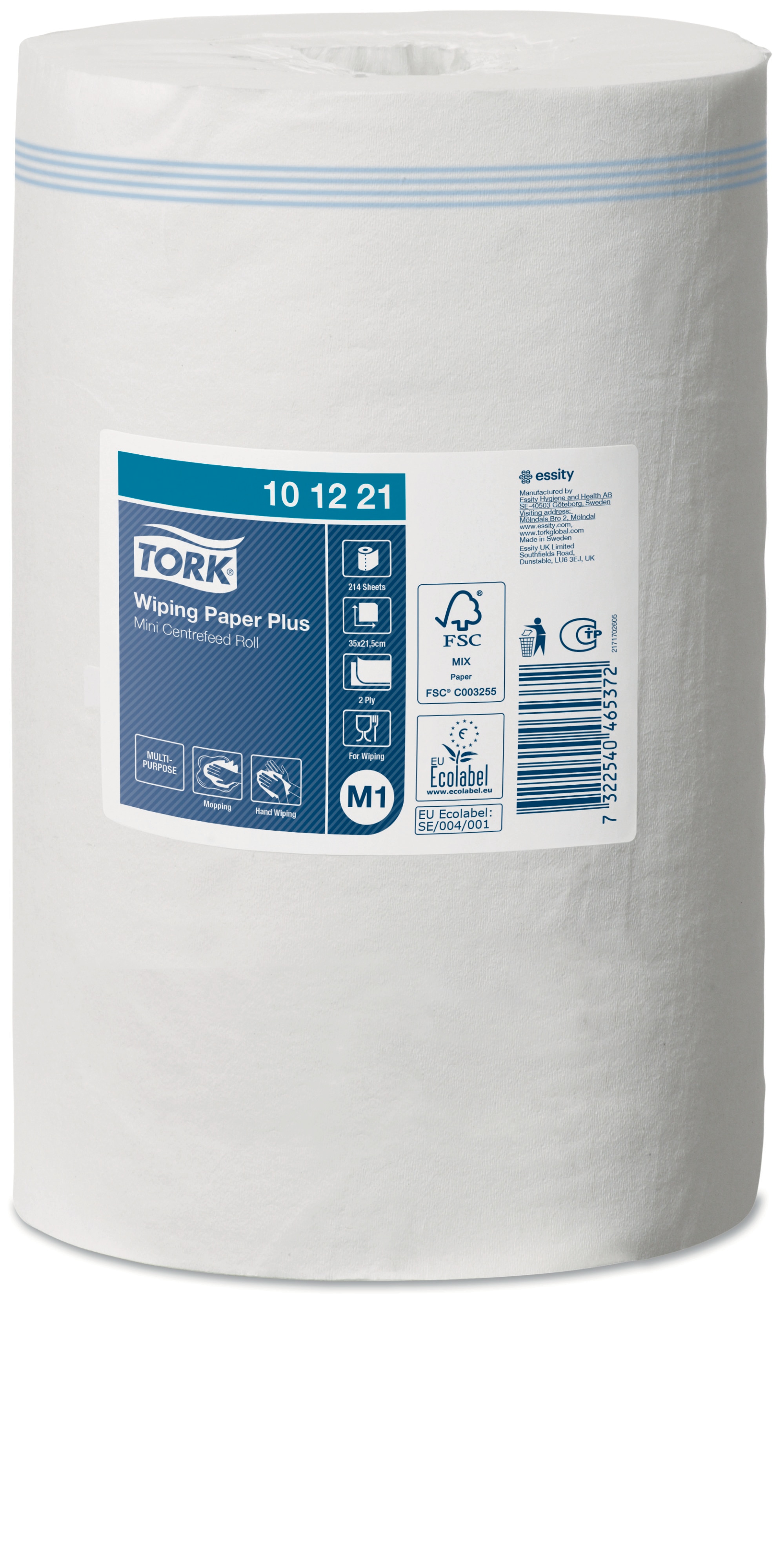 10122138 Бумажная салфетка для средней степени загрязнения Tork  - Вид №1