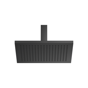 Тропический душ с потолочным креплением FlowReduce 300 x 240 мм - матовый черный