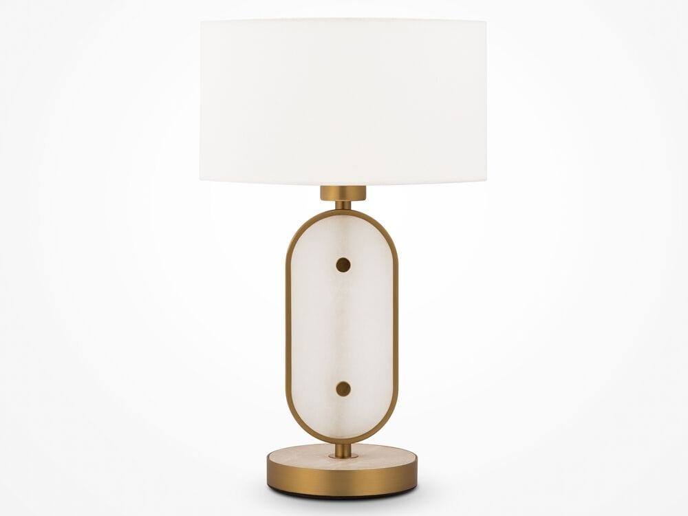 Металлическая настольная лампа Maytoni мрамор ARCH-00116968