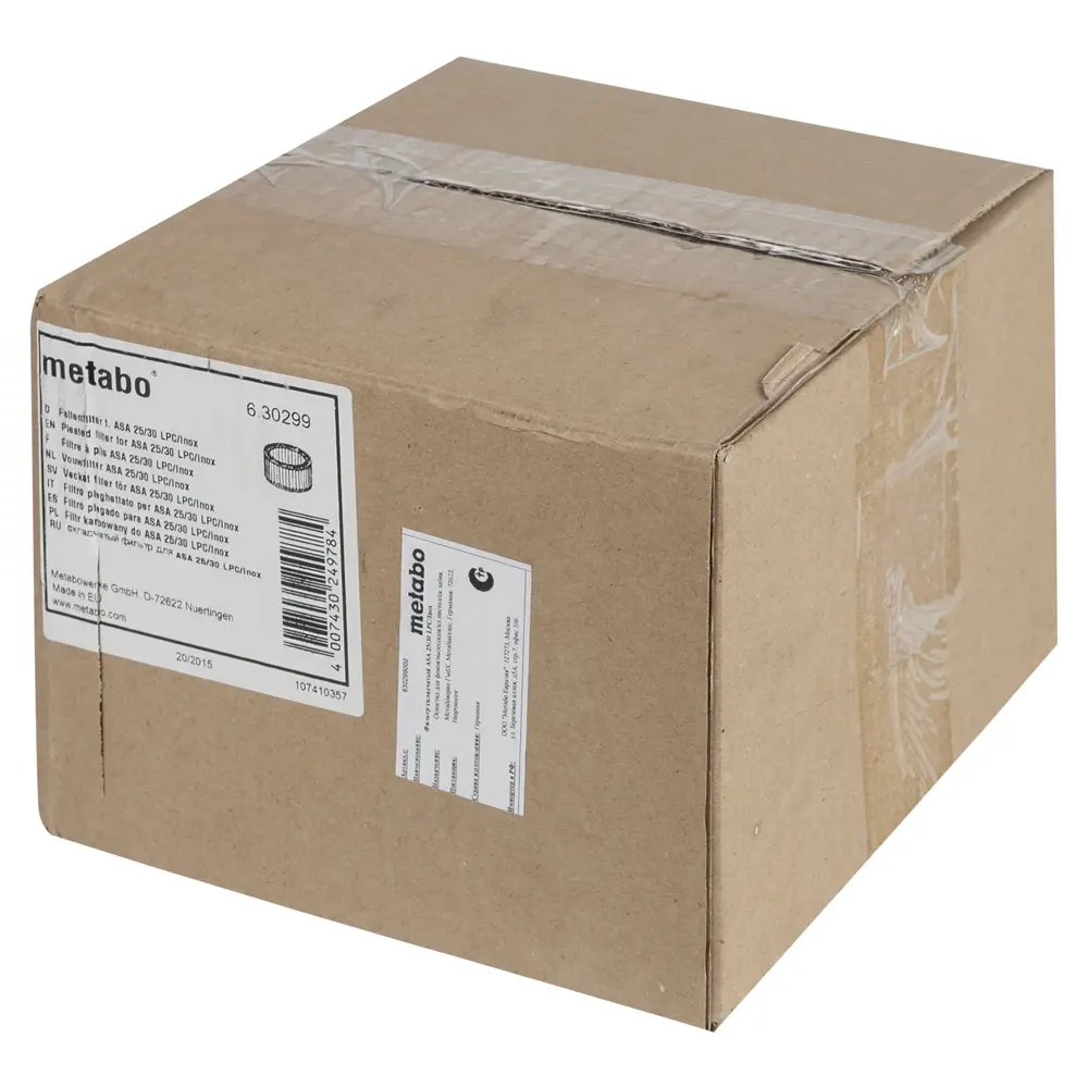 Фильтр складчатый Metabo для моделей ASA 25/30 LPC, 630299000 15866341 STLM-2113838  - Вид №2