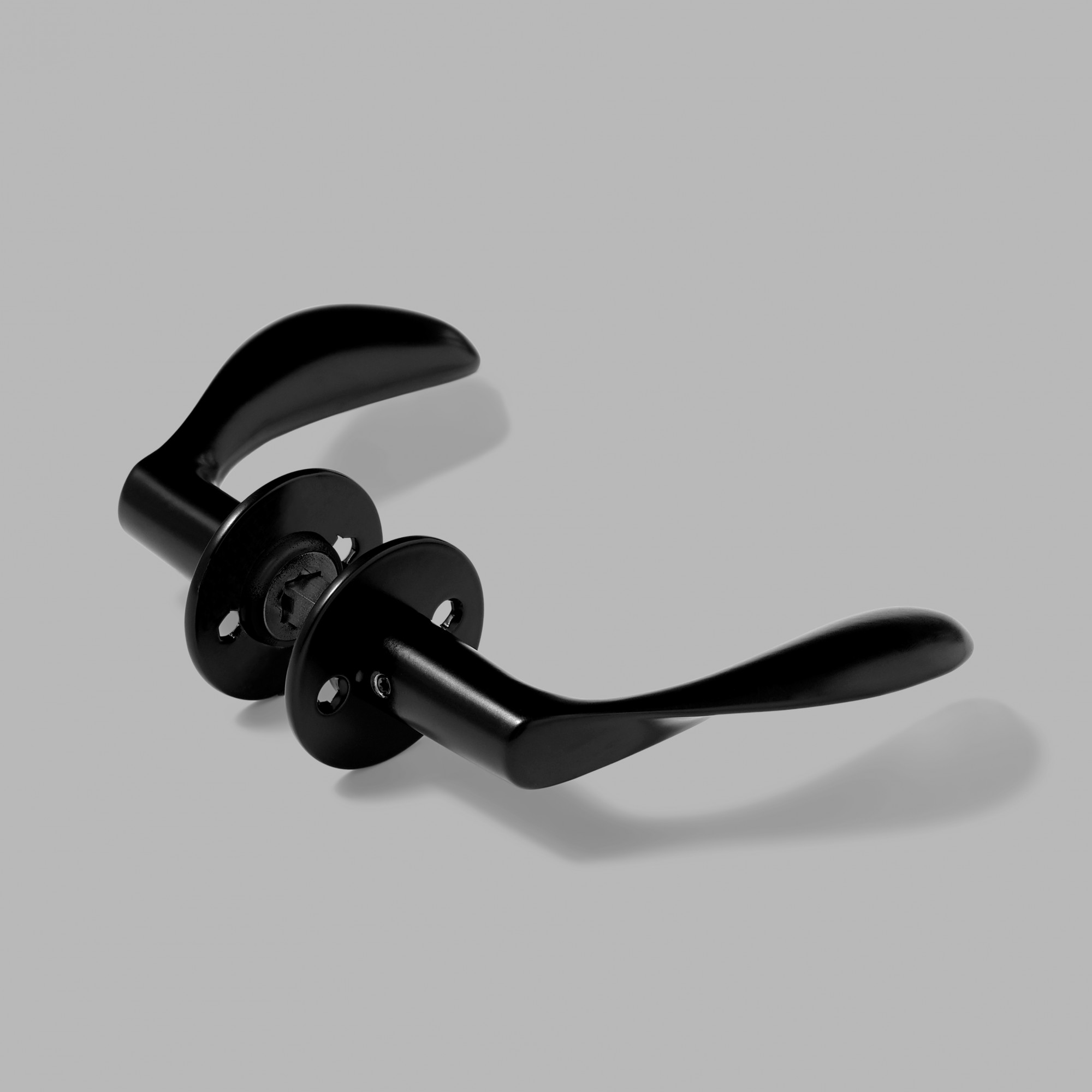 124054R1030 Ручка нажимная AJ111, большая - чернаяd line Arne Jacobsen 