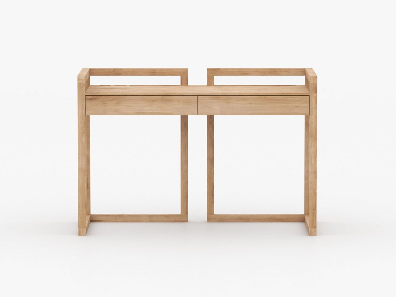 Прямоугольный стол из массива дерева с ящиками Air Division ARCH-00135331 - Вид №1