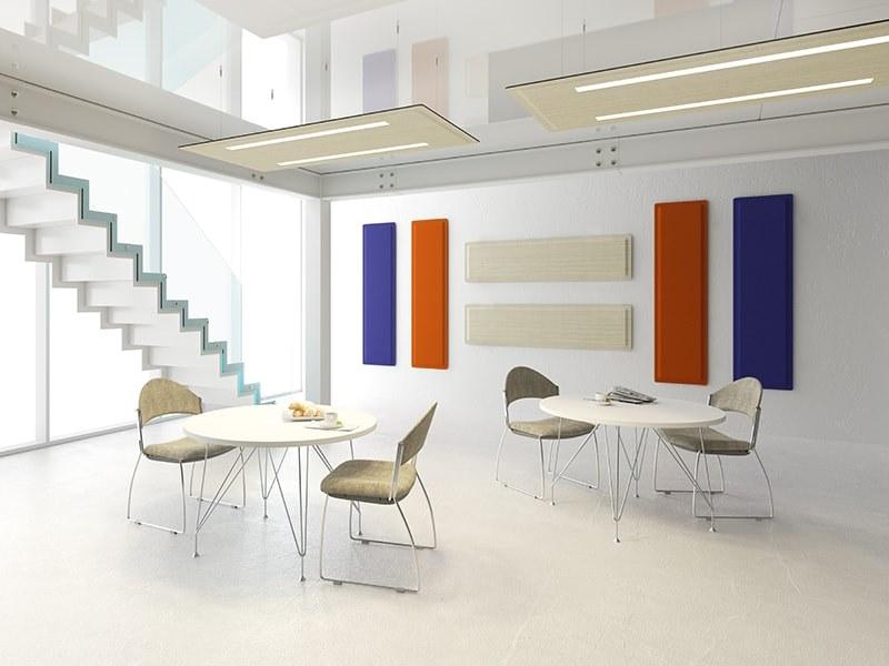 MASCAGNI Подвесная акустическая панель из ткани со встроенной подсветкой Sound sun-id-1437368 - Вид №17