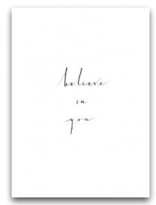 538089 Открытка "Believe in you" Yetti