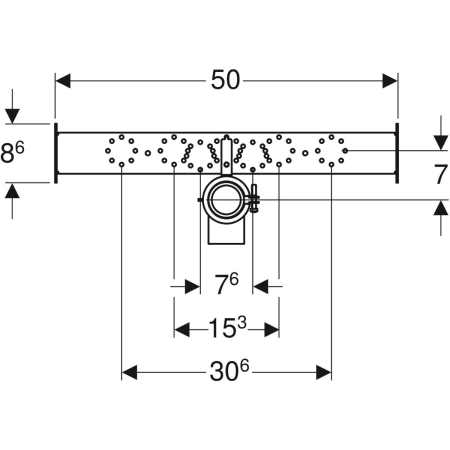 111.774.00.1 Траверса Geberit Duofix для вертикального смесителя, кухонная раковина Geberit  - Вид №2