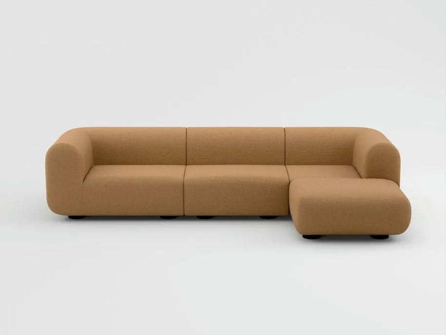 4-местный модульный тканевый диван Tom Dixon Plump sofa ARCH-00142976 - Вид №1