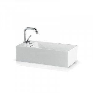 L262T3R1V0.100 Накладная раковина прямоугольная A. e T. Italia THIN Белый глянцевый