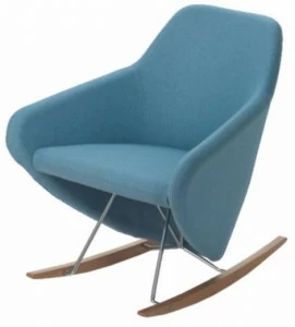 Segis Кресло-качалка из ткани с подлокотниками  I142
