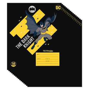 DCTL18-001 ТЕТРАДЬ 18 ЛИСТОВ В ЛИНЕЙКУ: DC COMICS Канцелярия