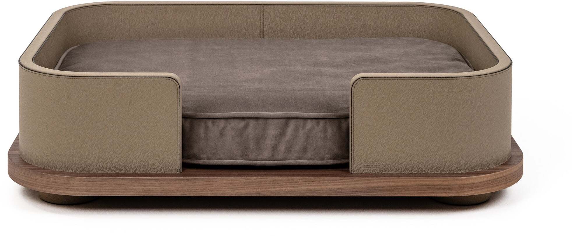 Кровать для питомца - 84X64XH22 см / pebble-leather_black