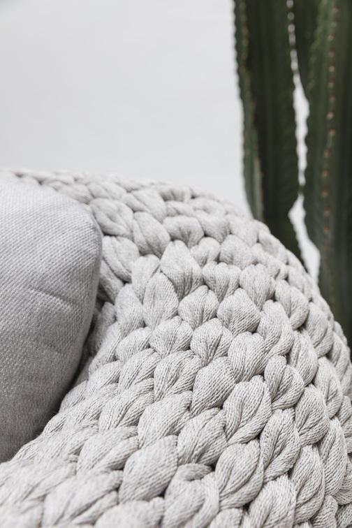 MNST551 1 мест. веревка 45мм антрацит Manutti Kobo - Вид №4