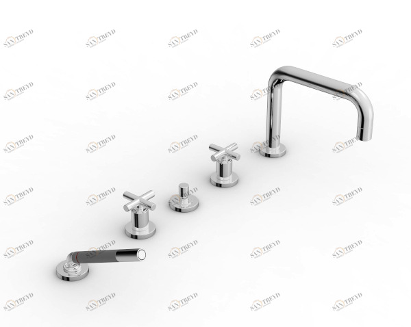 4701 BVX-150 Смеситель для ванны Zazzeri 4701BVX150