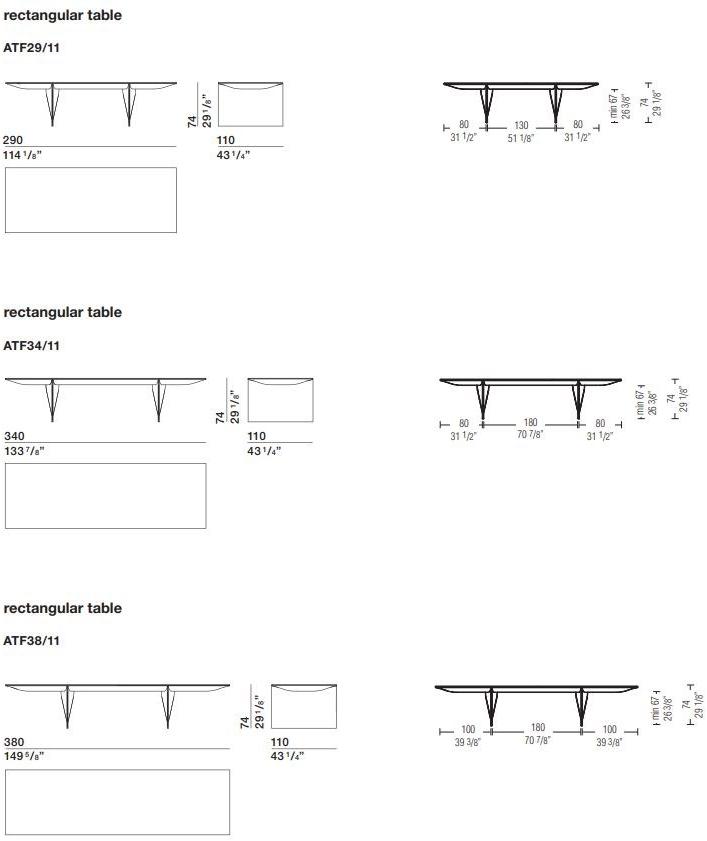 Molteni & C. Прямоугольный деревянный стол Ava sun-id-1345797 - Вид №5