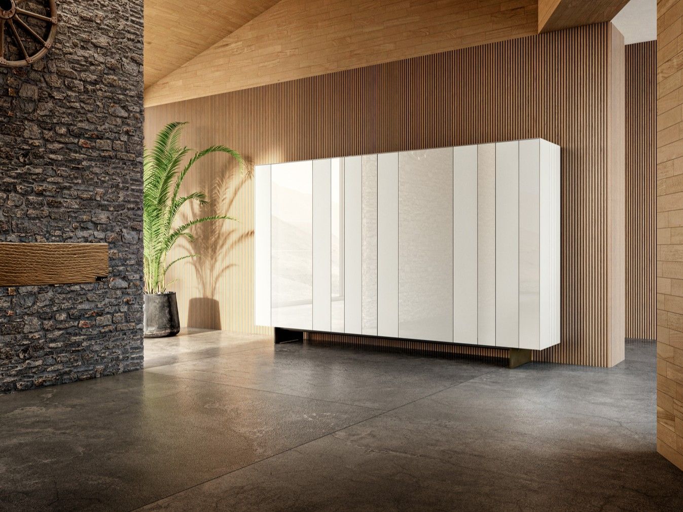 Стеклянный шкаф Lago ARCH-00128351