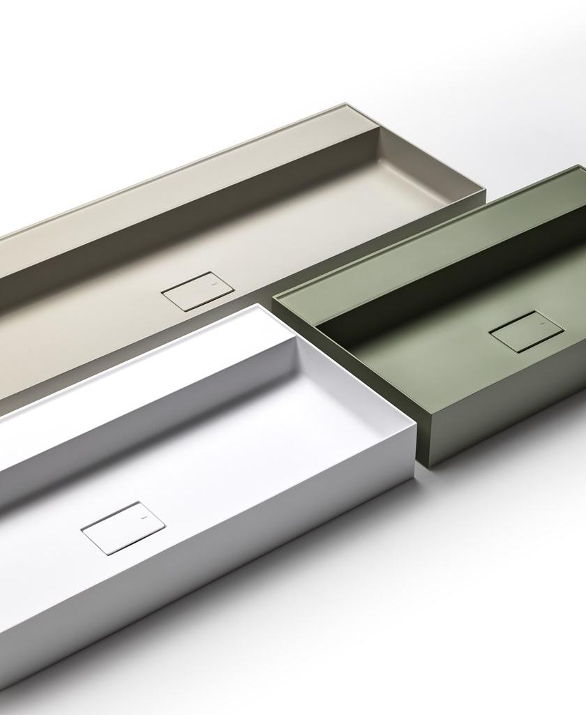 Накладная раковина на столешницу  овальная Falper Quattro.zero sun-id-1374166 - Вид №2