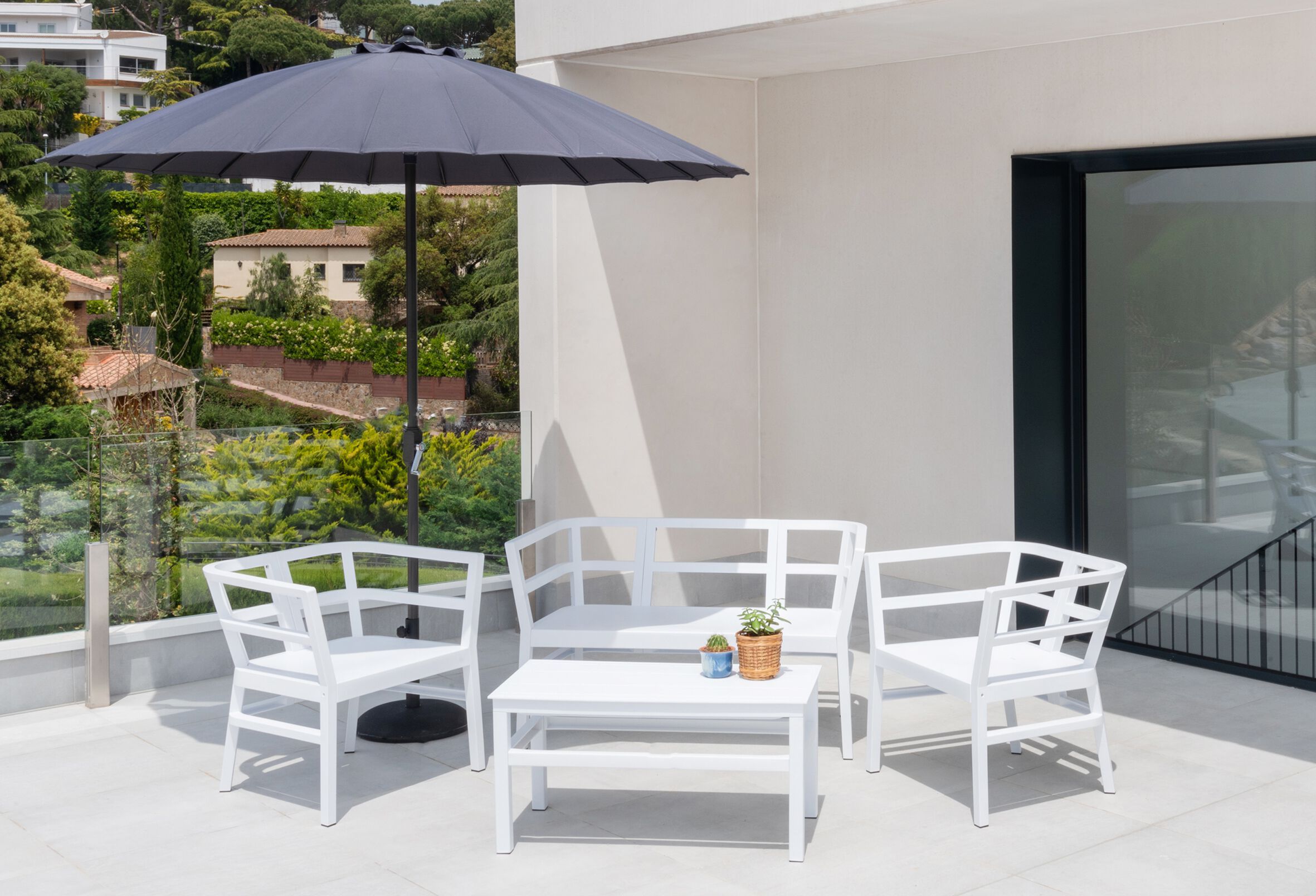 Lounge полипропиленовый садовый набор Resol CLICK-CLACK SET ARCH-00009245 - Вид №1